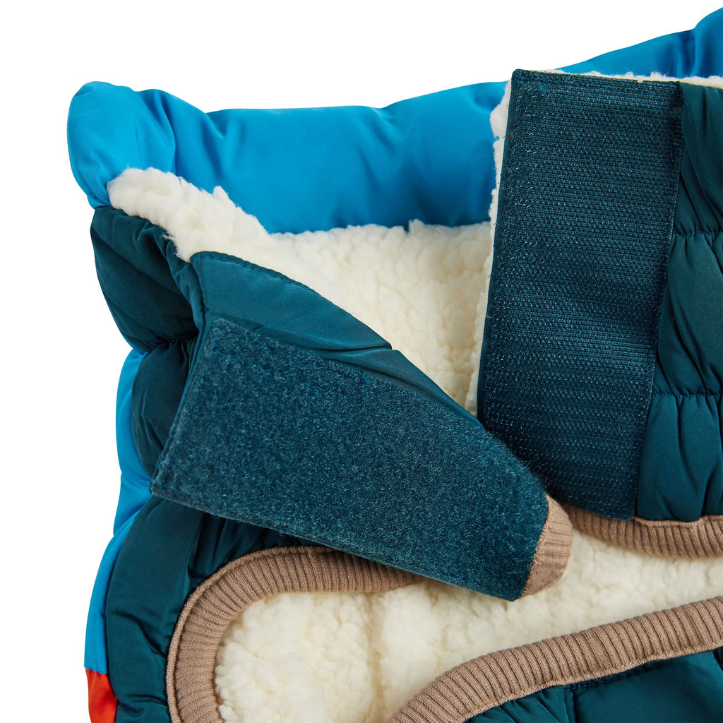 GF PET Color Block Dog Puffer Jacket