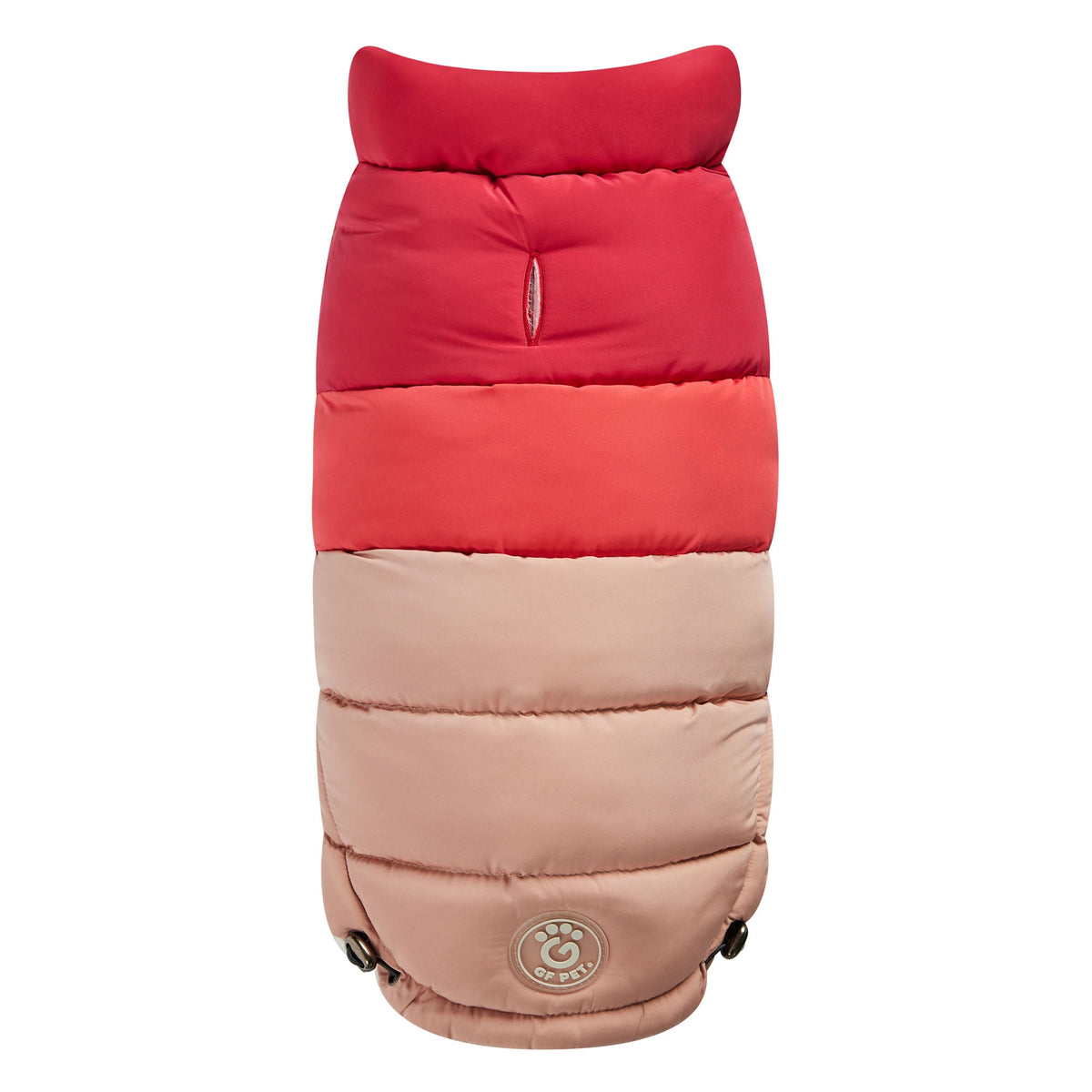 GF PET Color Block Dog Puffer Jacket