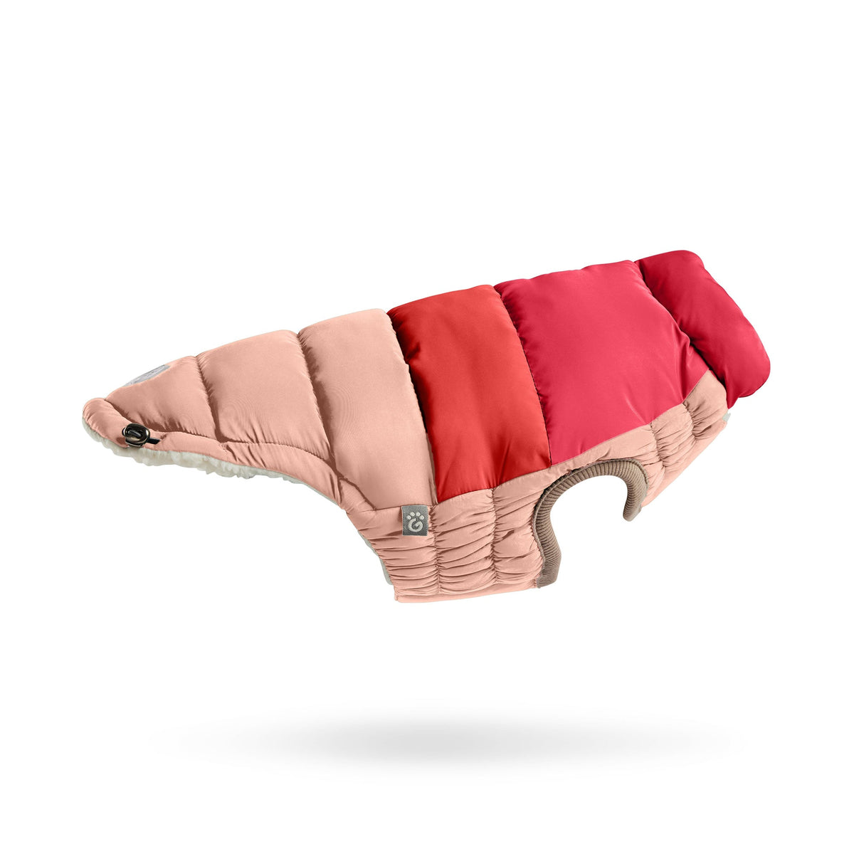 GF PET Color Block Dog Puffer Jacket