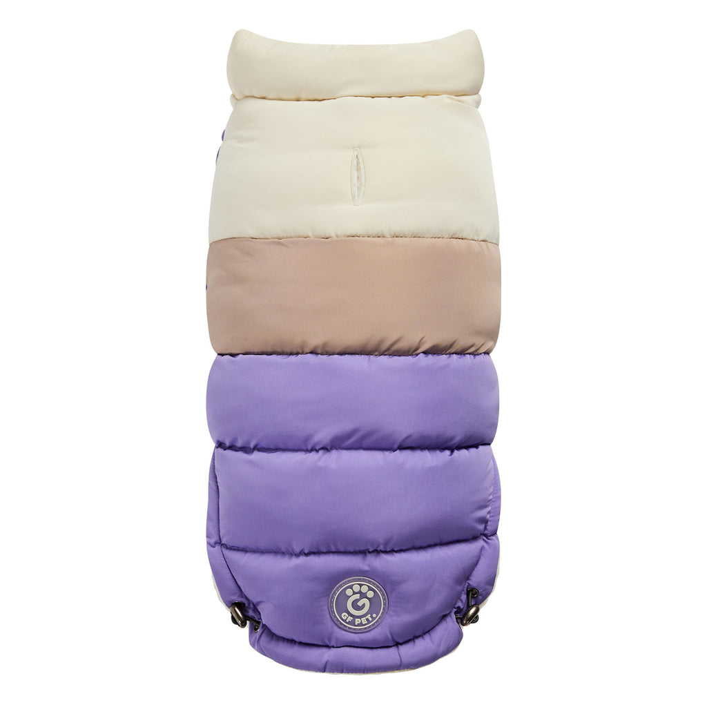 GF PET Color Block Dog Puffer Jacket