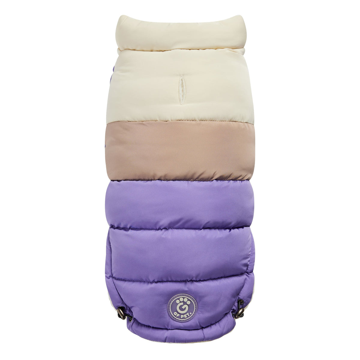 GF PET Color Block Dog Puffer Jacket
