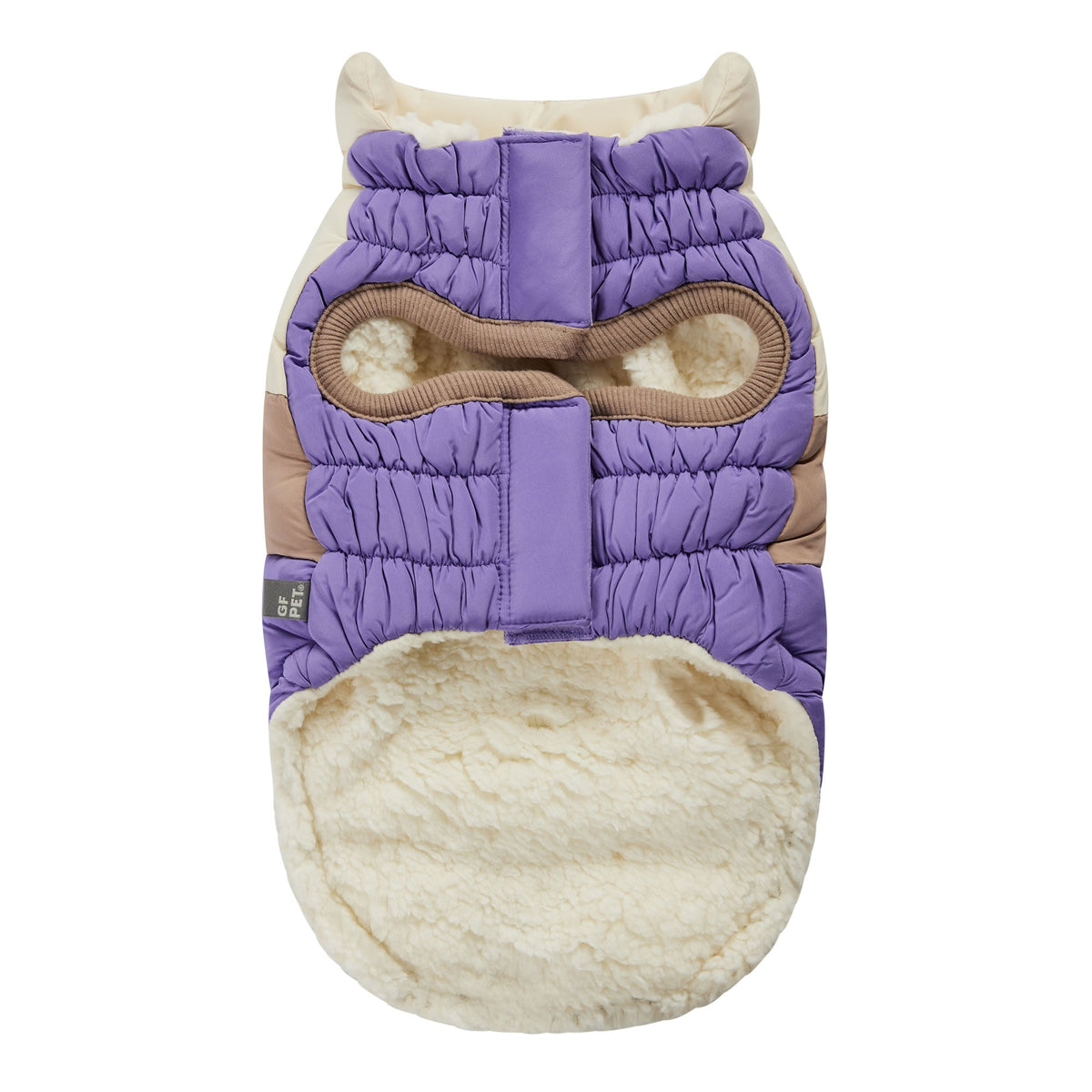GF PET Color Block Dog Puffer Jacket