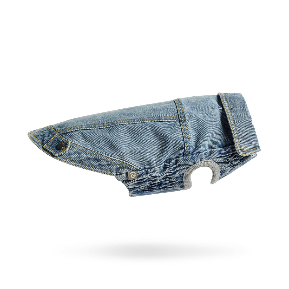 GF PET Denim Dog Jacket All Season - Light Wash