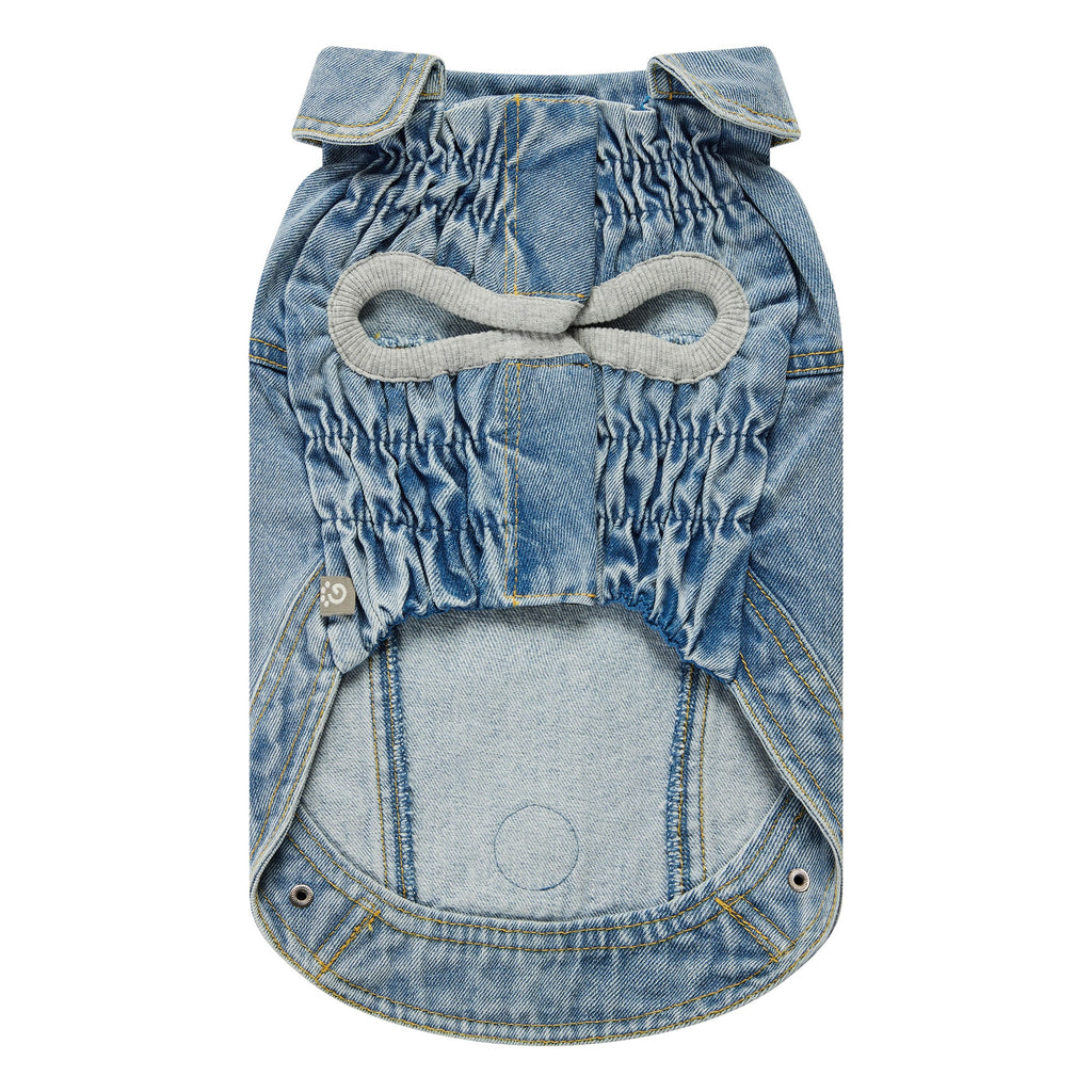 GF PET Denim Dog Jacket All Season - Light Wash