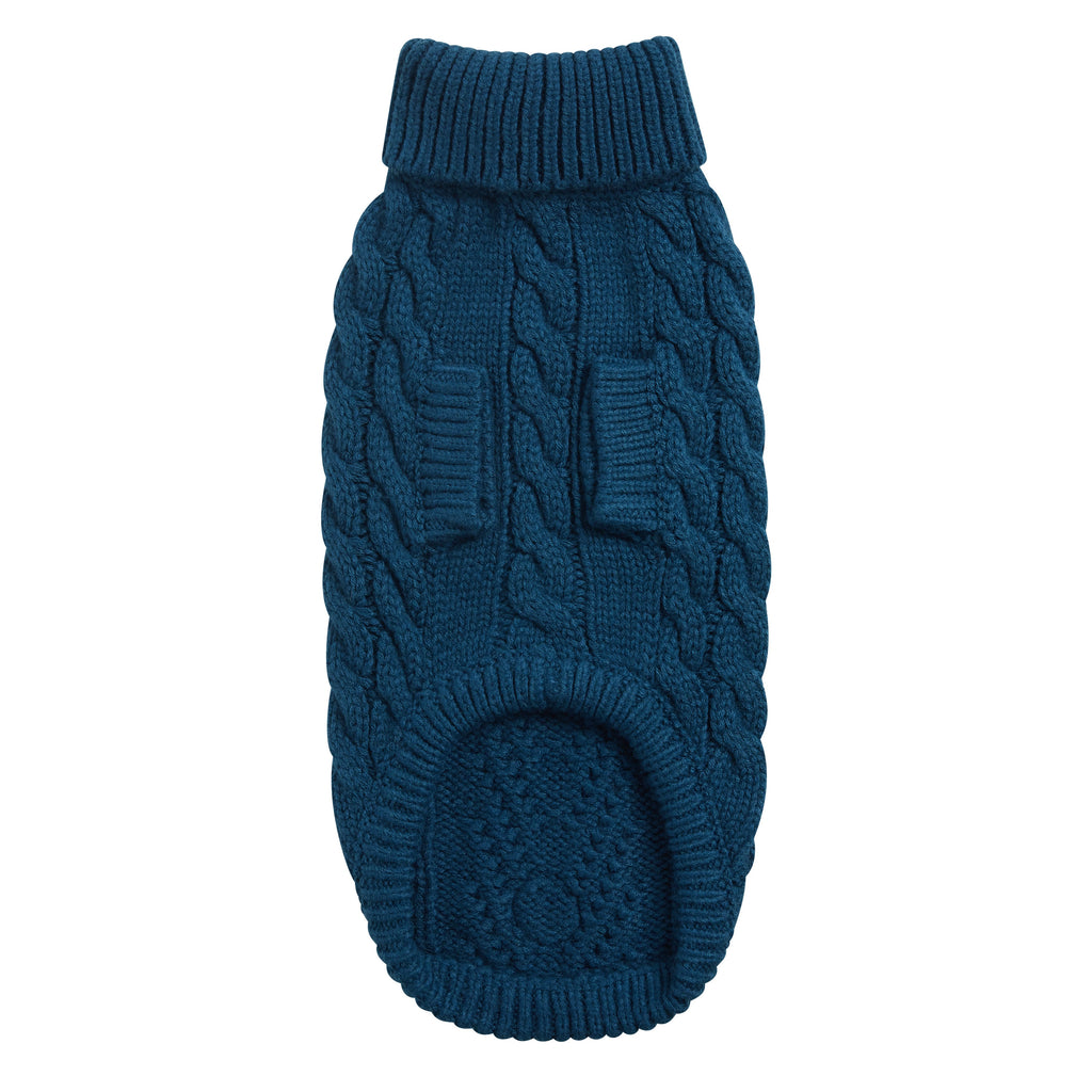 GF PET Chalet Dog Sweater - Dark Teal
