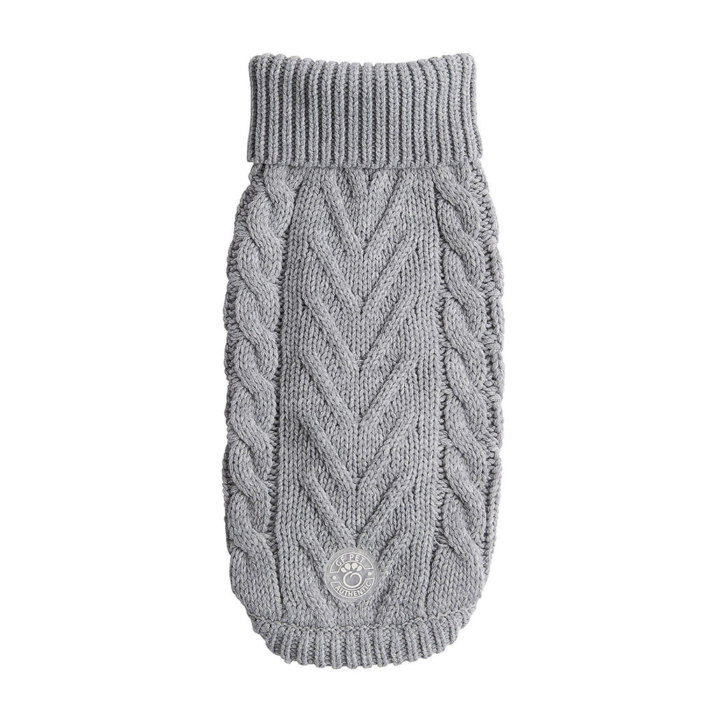 GF PET Chalet Dog Sweater - Grey