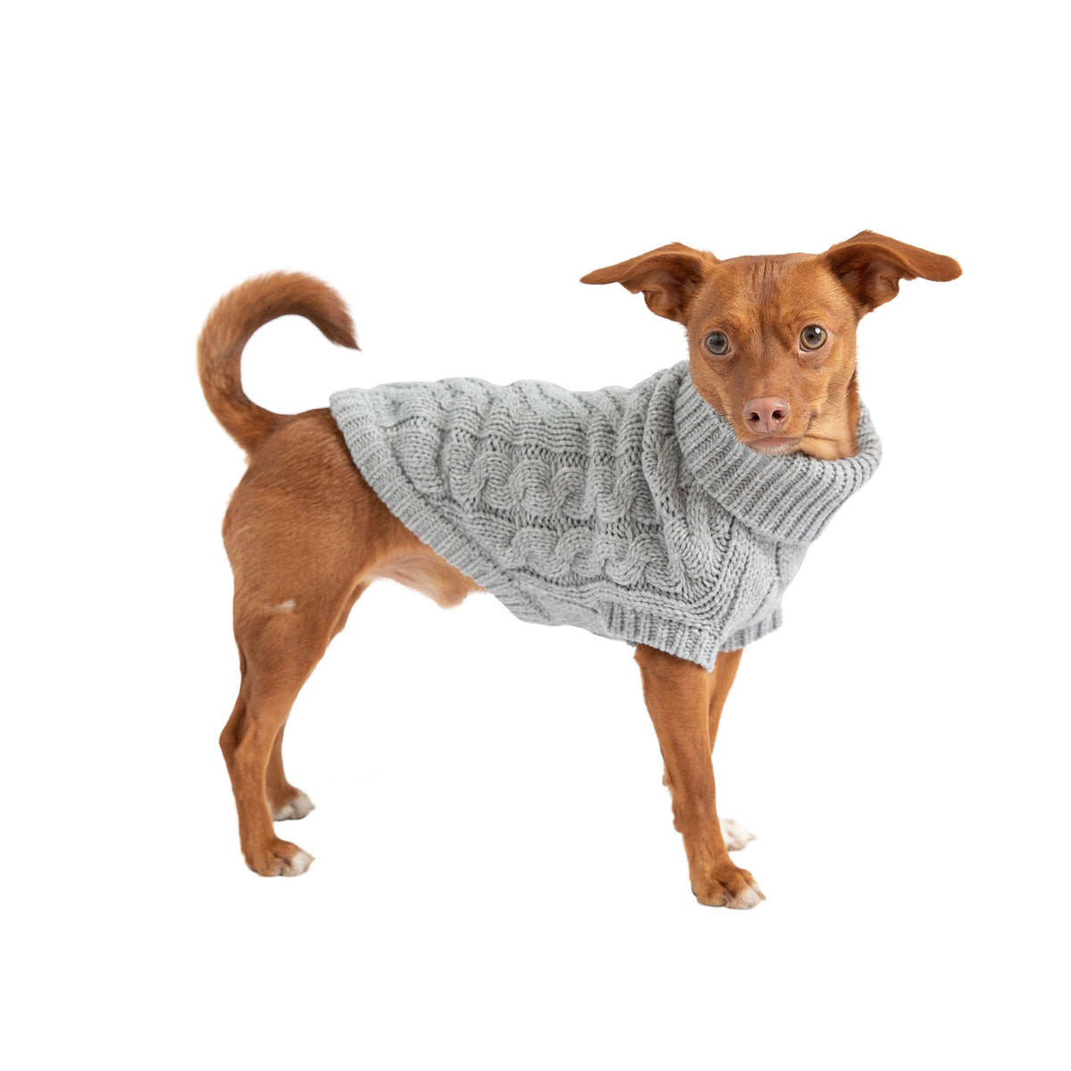 GF PET Chalet Dog Sweater - Grey