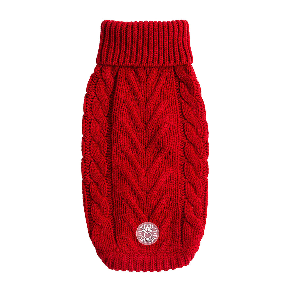 GF PET Chalet Dog Sweater - Red