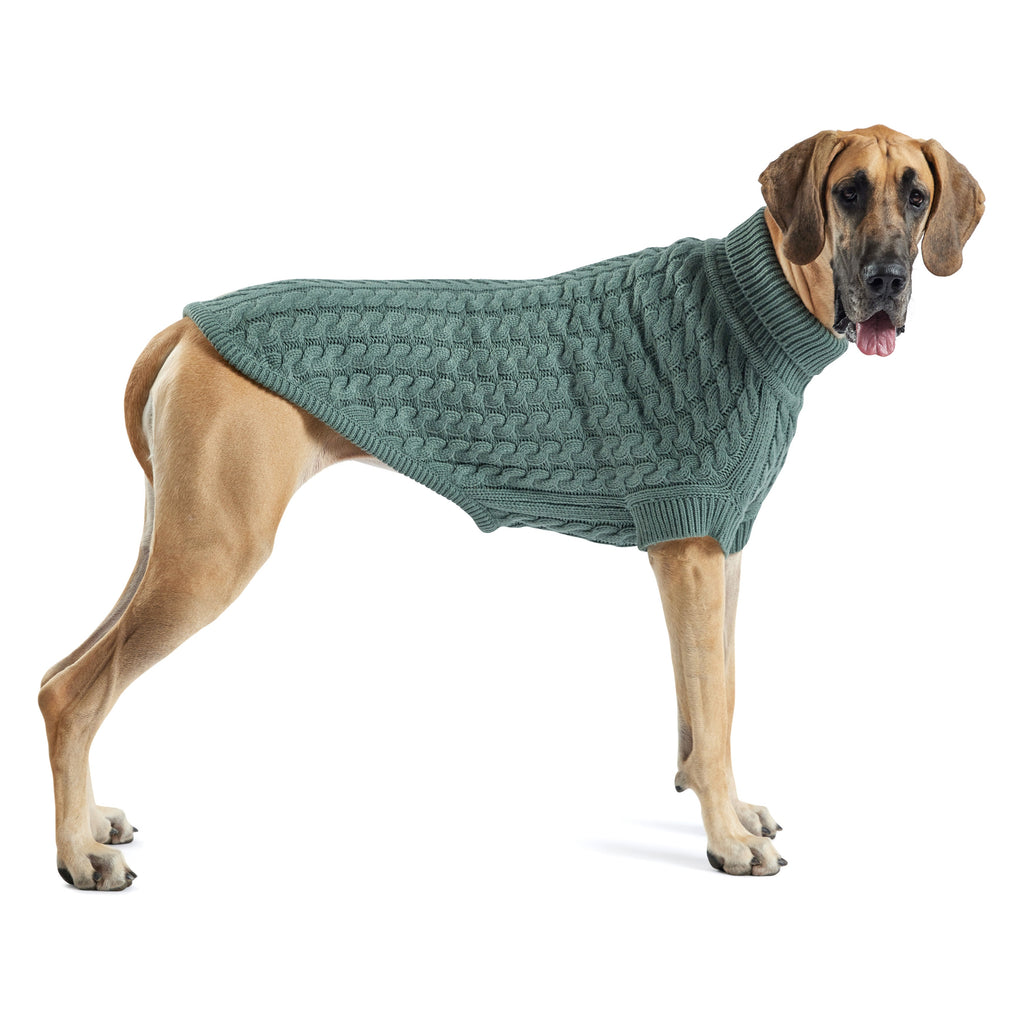 GF PET Chalet Dog Sweater - Sage