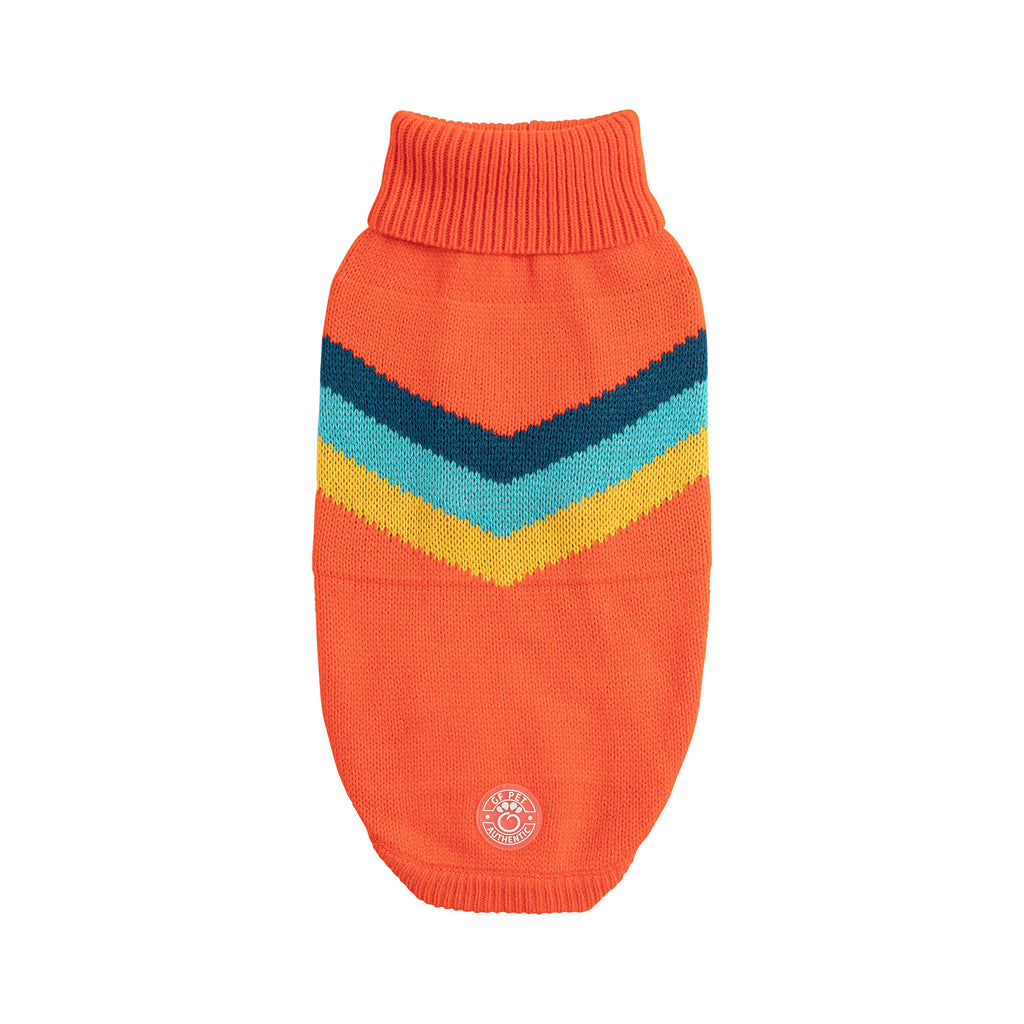 GF PET Alpine Dog Sweater - Orange
