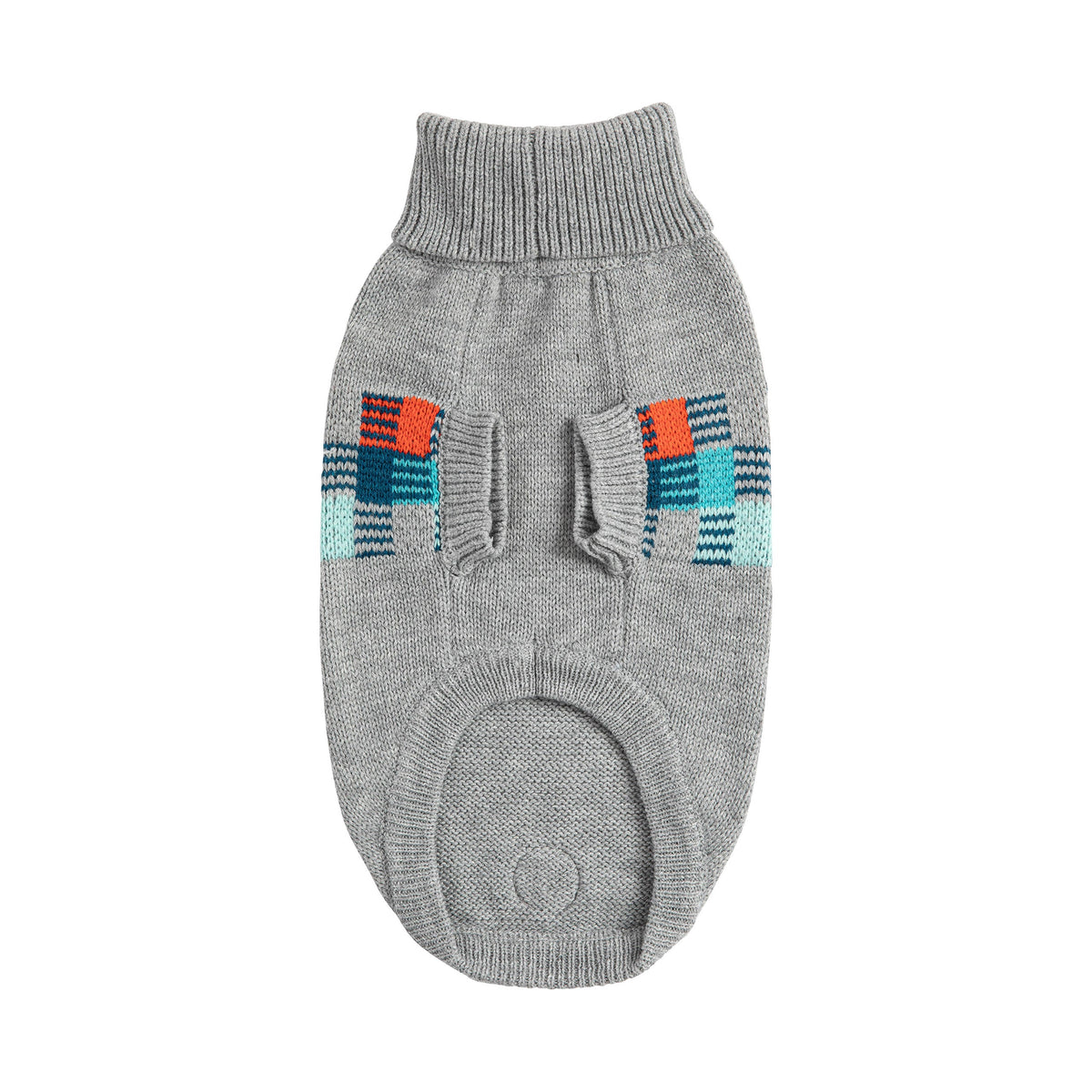 GF PET Winter Sailor Dog Sweater - Grey Mix