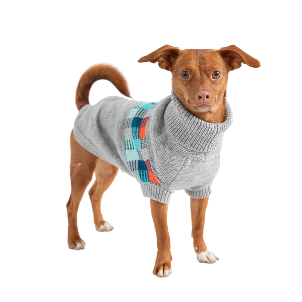 GF PET Winter Sailor Dog Sweater - Grey Mix