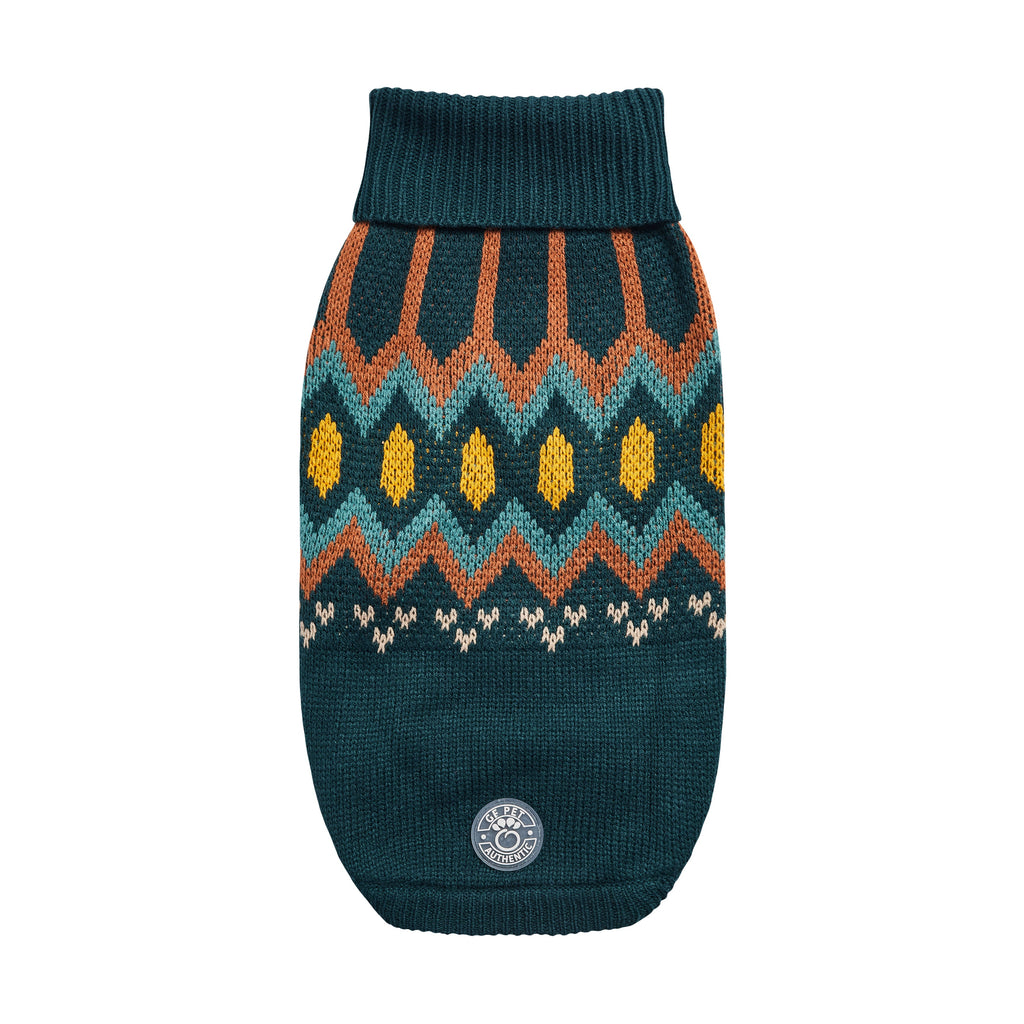 GF PET Heritage Dog Sweater - Teal