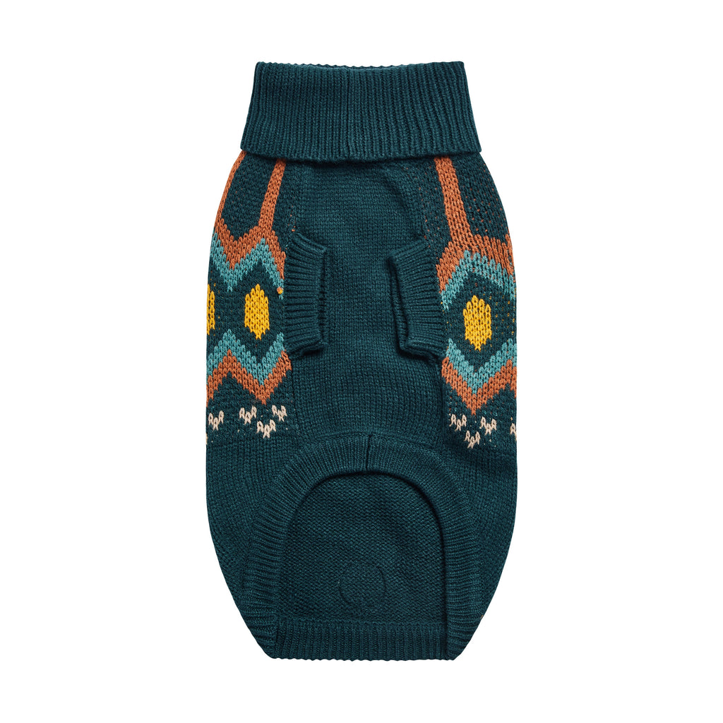GF PET Heritage Dog Sweater - Teal