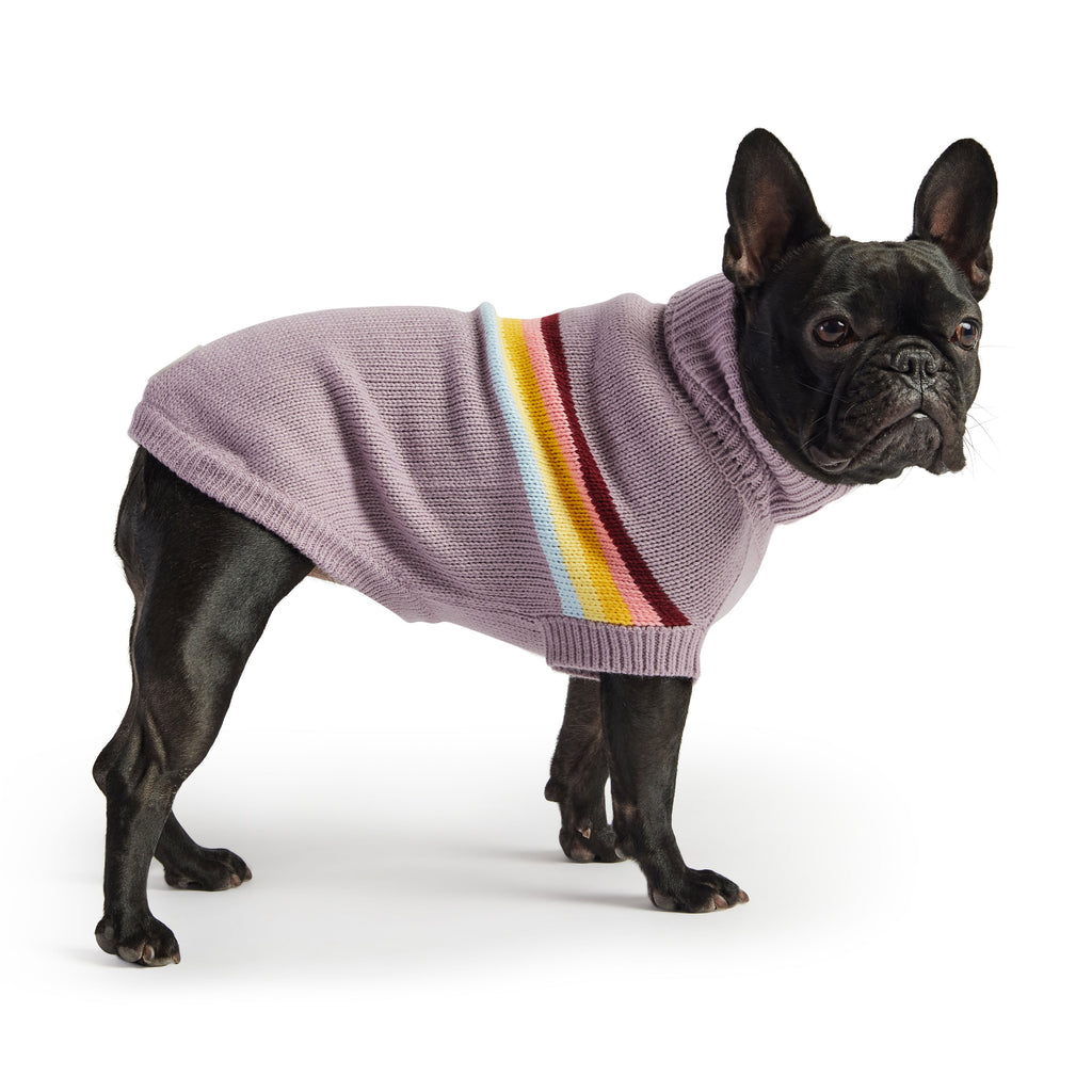 GF PET Retro Dog Sweater - Lavender