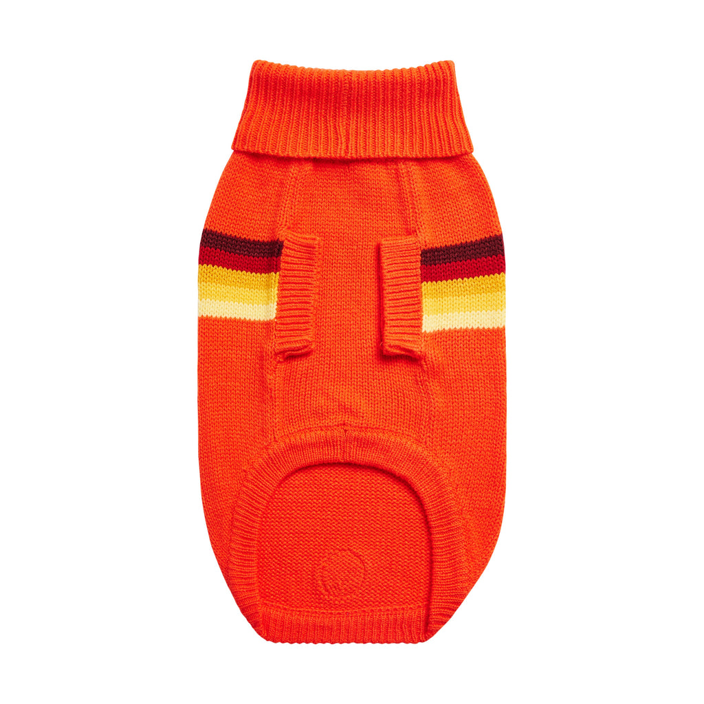 GF PET Retro Dog Sweater - Orange
