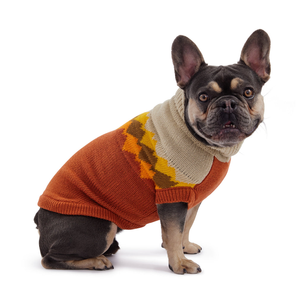 GF PET Fireside Dog Sweater - Chili
