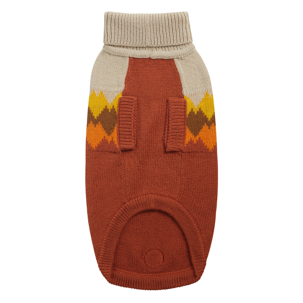 GF PET Fireside Dog Sweater - Chili