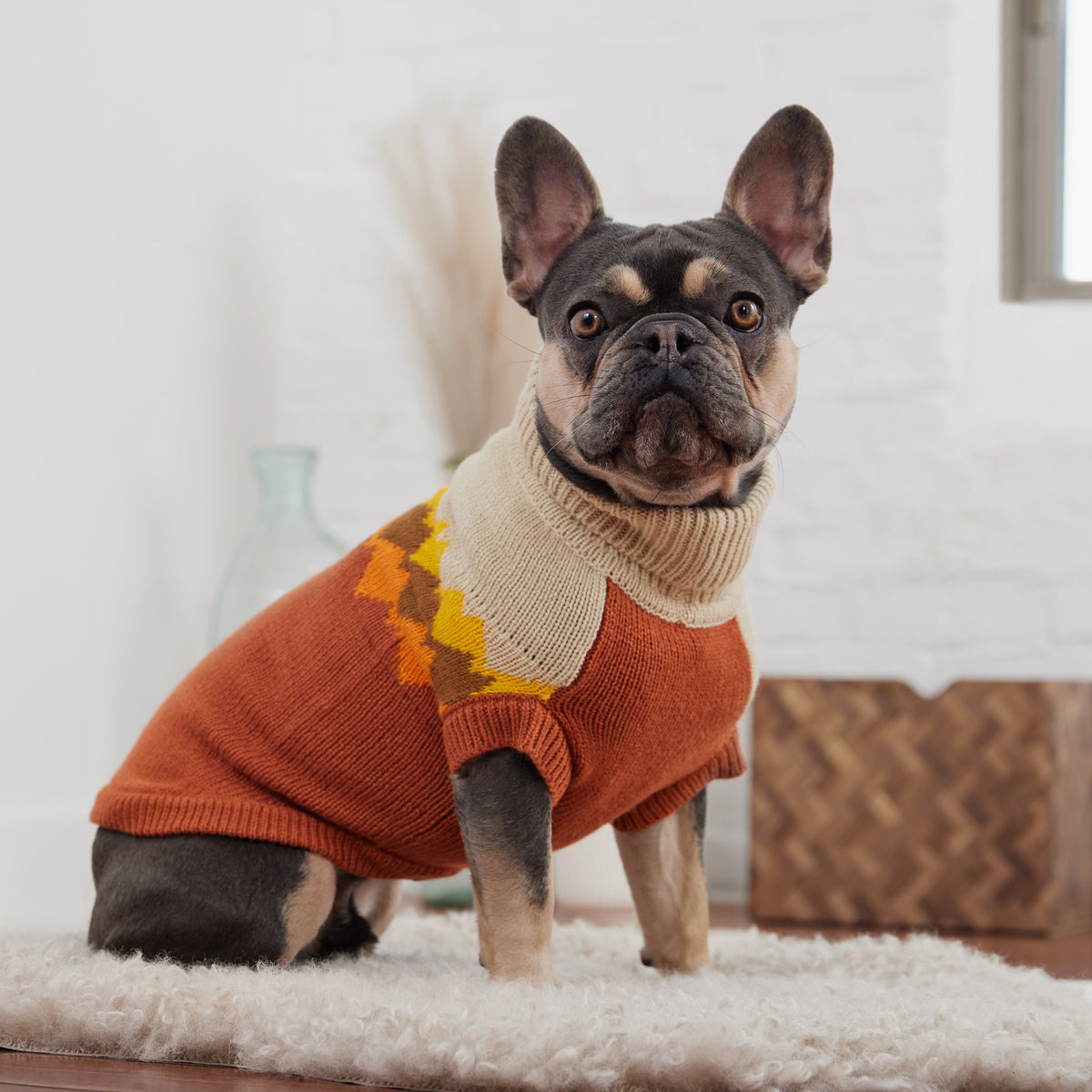 GF PET Fireside Dog Sweater - Chili