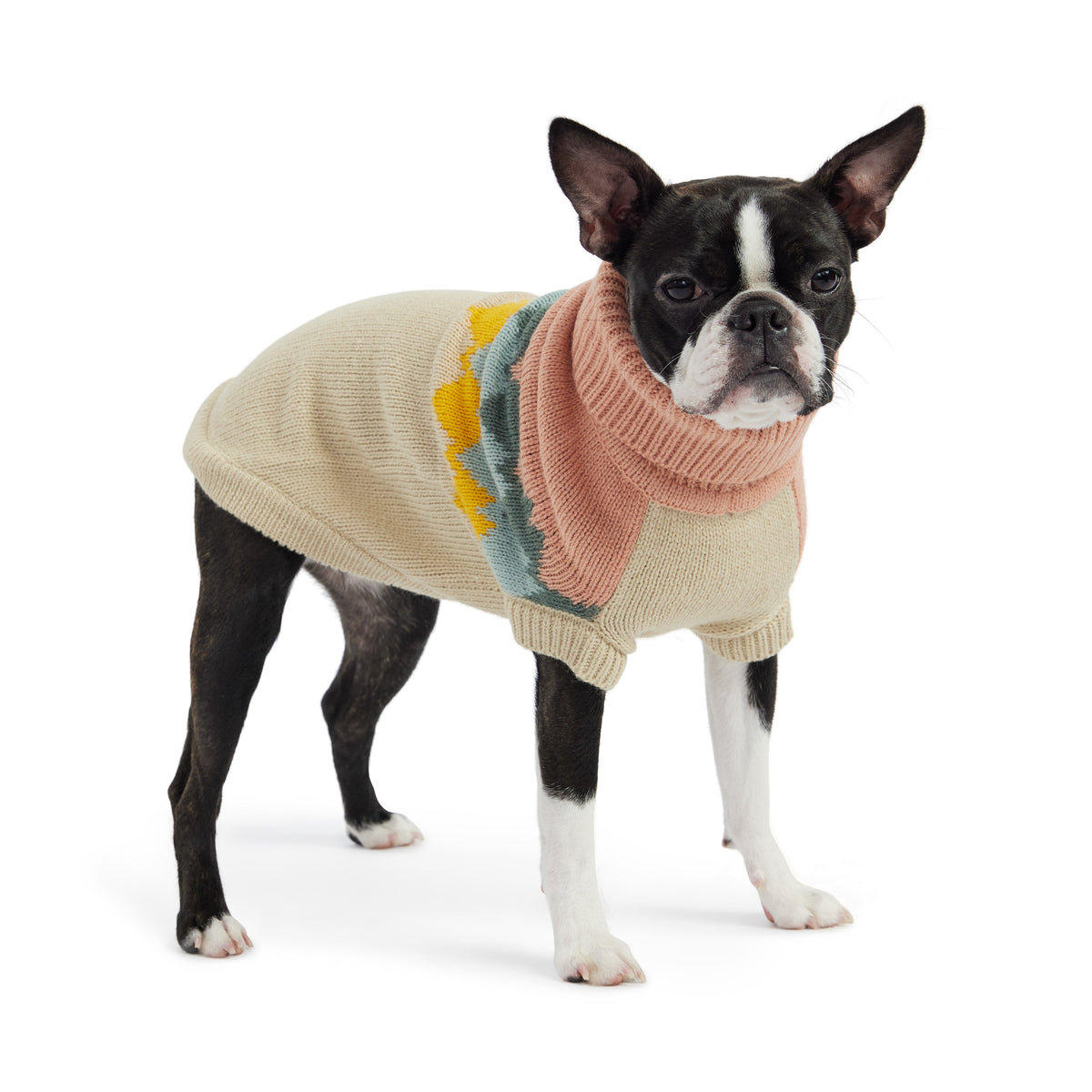 GF PET Fireside Dog Sweater - Clay