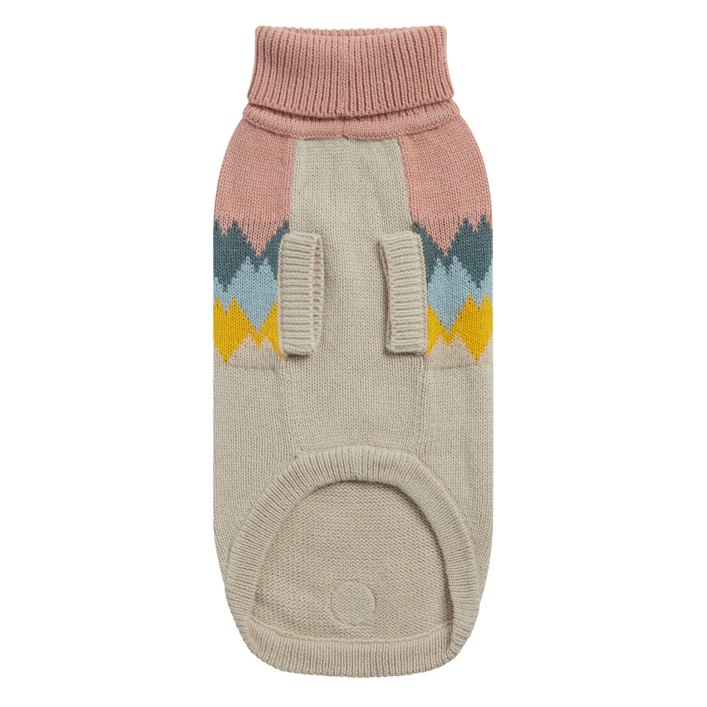 GF PET Fireside Dog Sweater - Clay