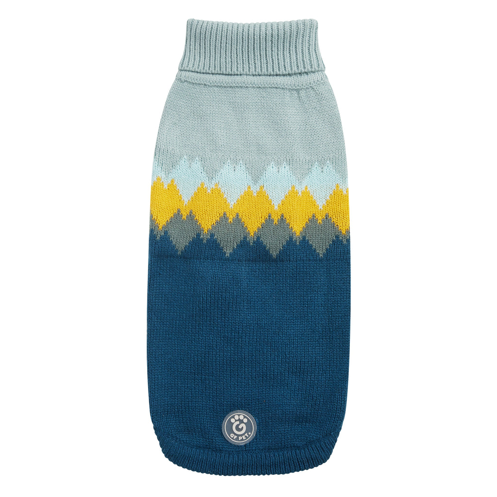 GF PET Fireside Dog Sweater - Teal