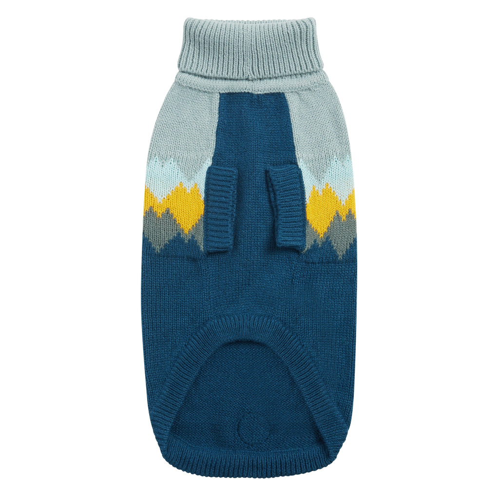 GF PET Fireside Dog Sweater - Teal