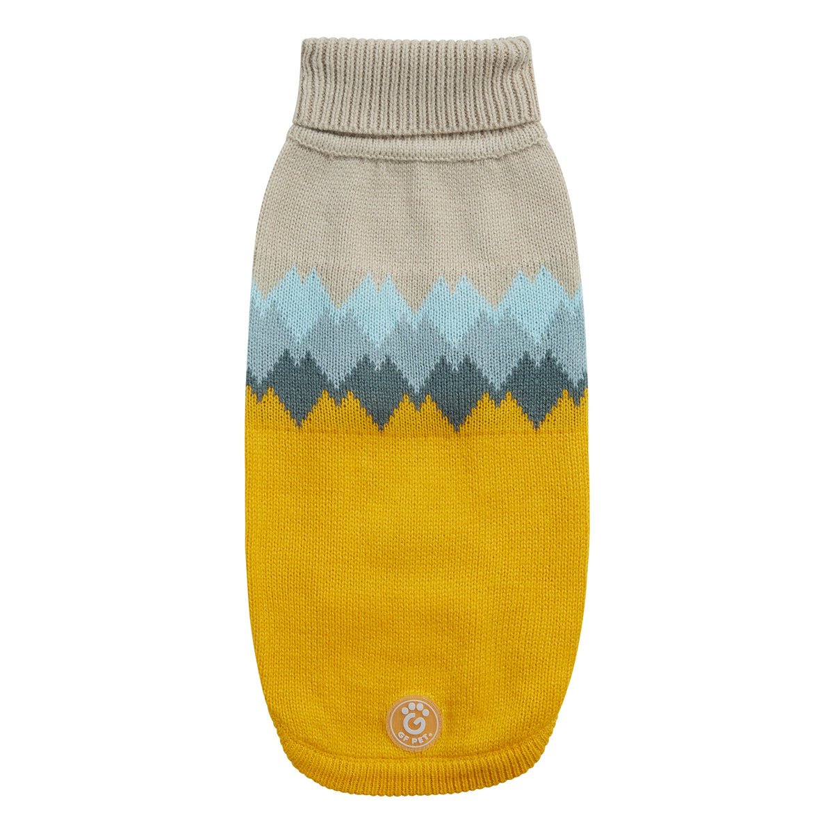 GF PET Fireside Dog Sweater - Yellow