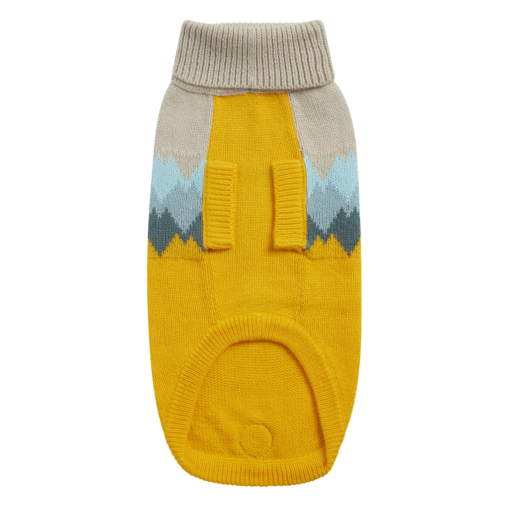 GF PET Fireside Dog Sweater - Yellow