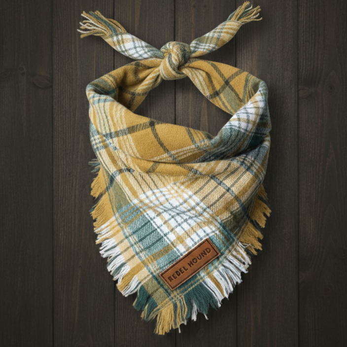 Golden Meadow Standard Size Bandana