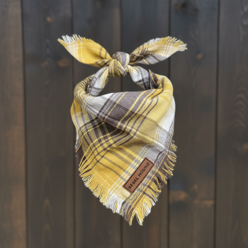 Harvest Gold Standard Size Bandana