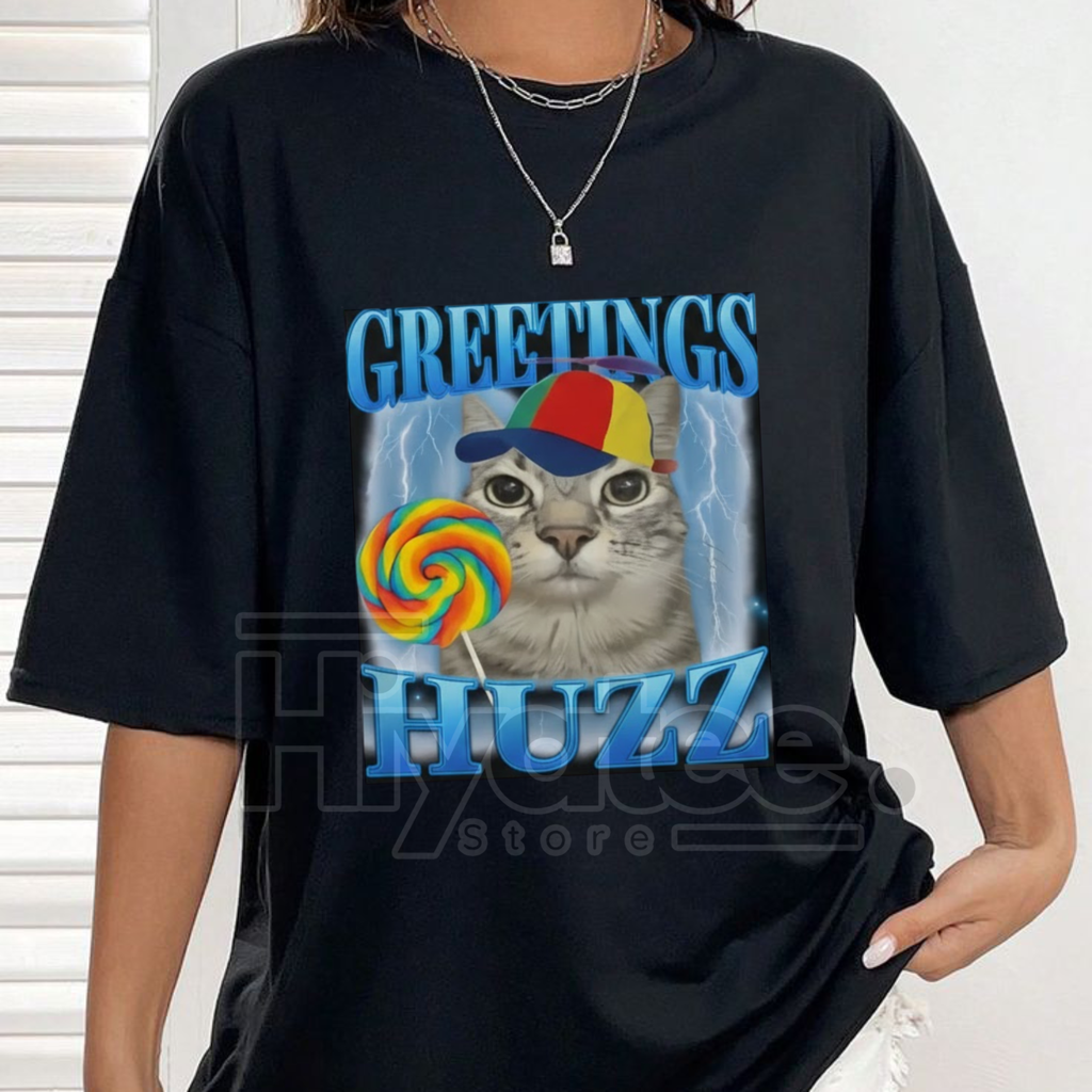 Lollipop Cat Huzz T-Shirt