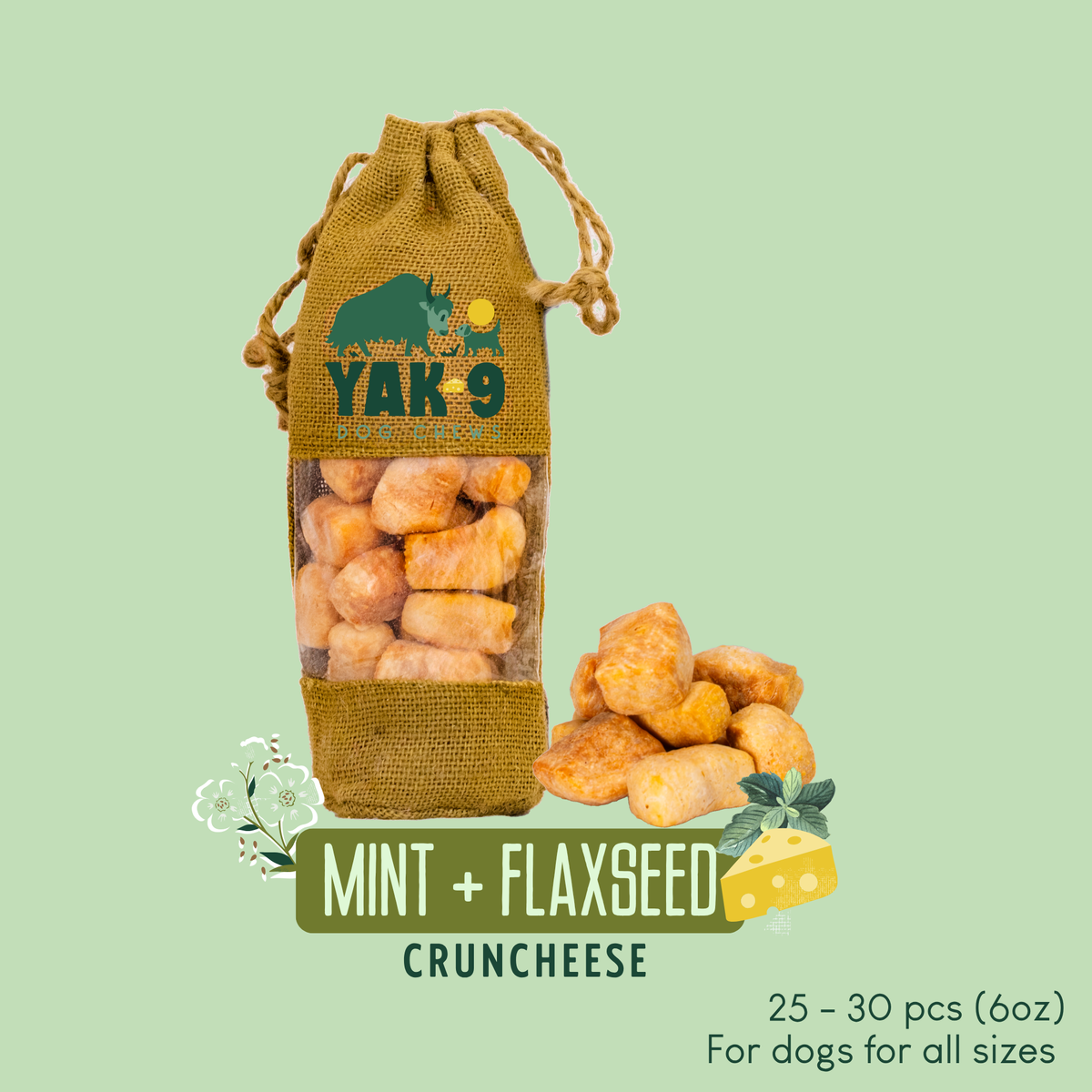 yak9 - Flaxseed Yak Chews for Dogs