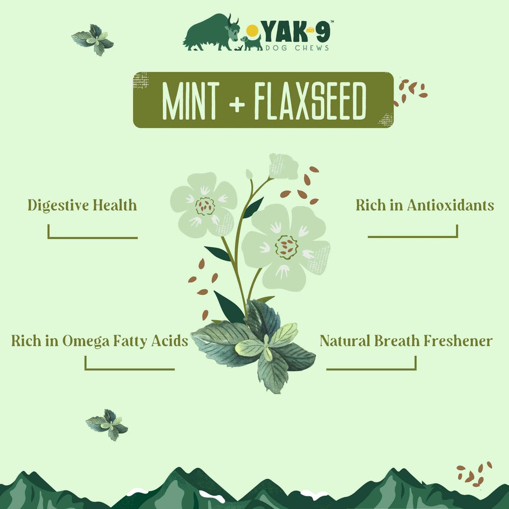 yak9 - Flaxseed Yak Chews for Dogs