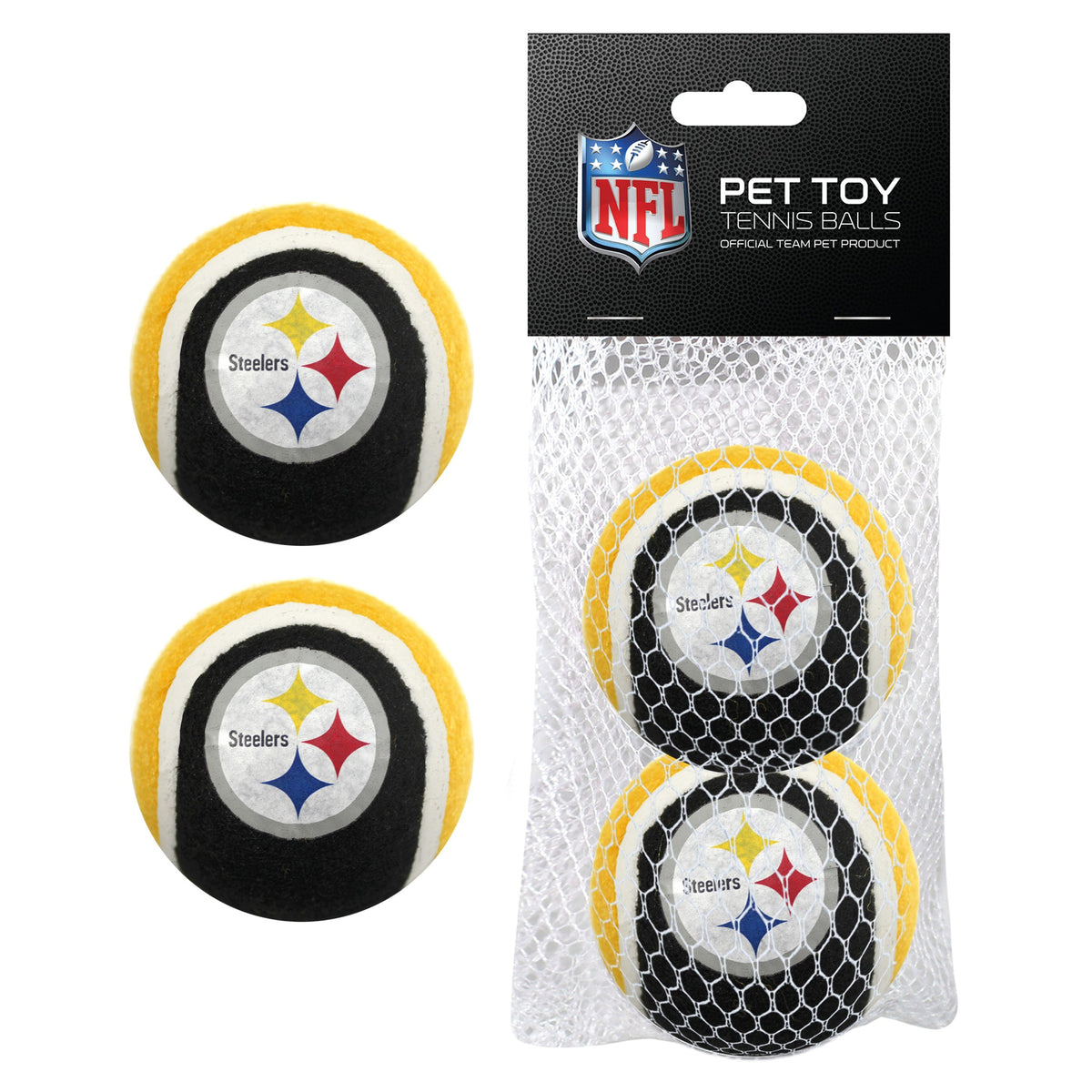 Pittsburgh Steelers 2pc Tennis Balls