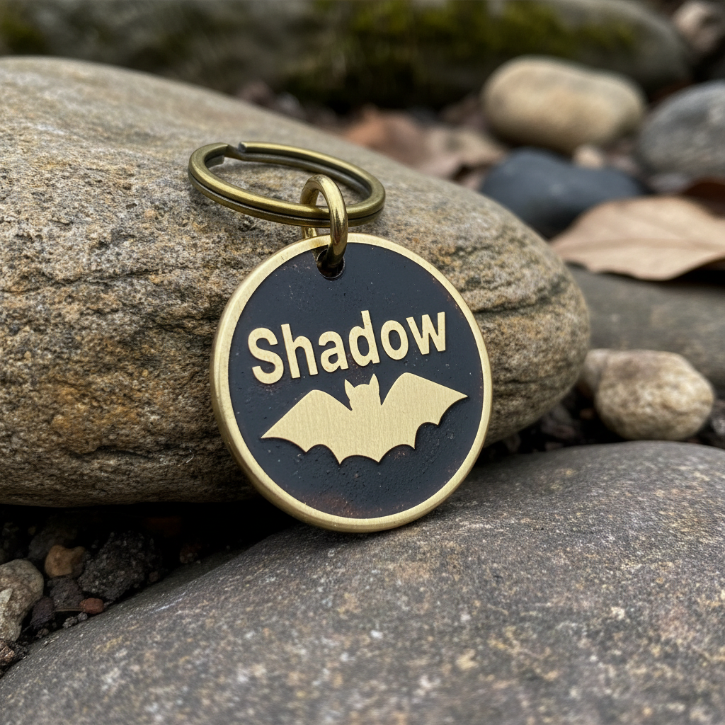 Create Your Own - Deep Engraved Brass Pet ID Tag