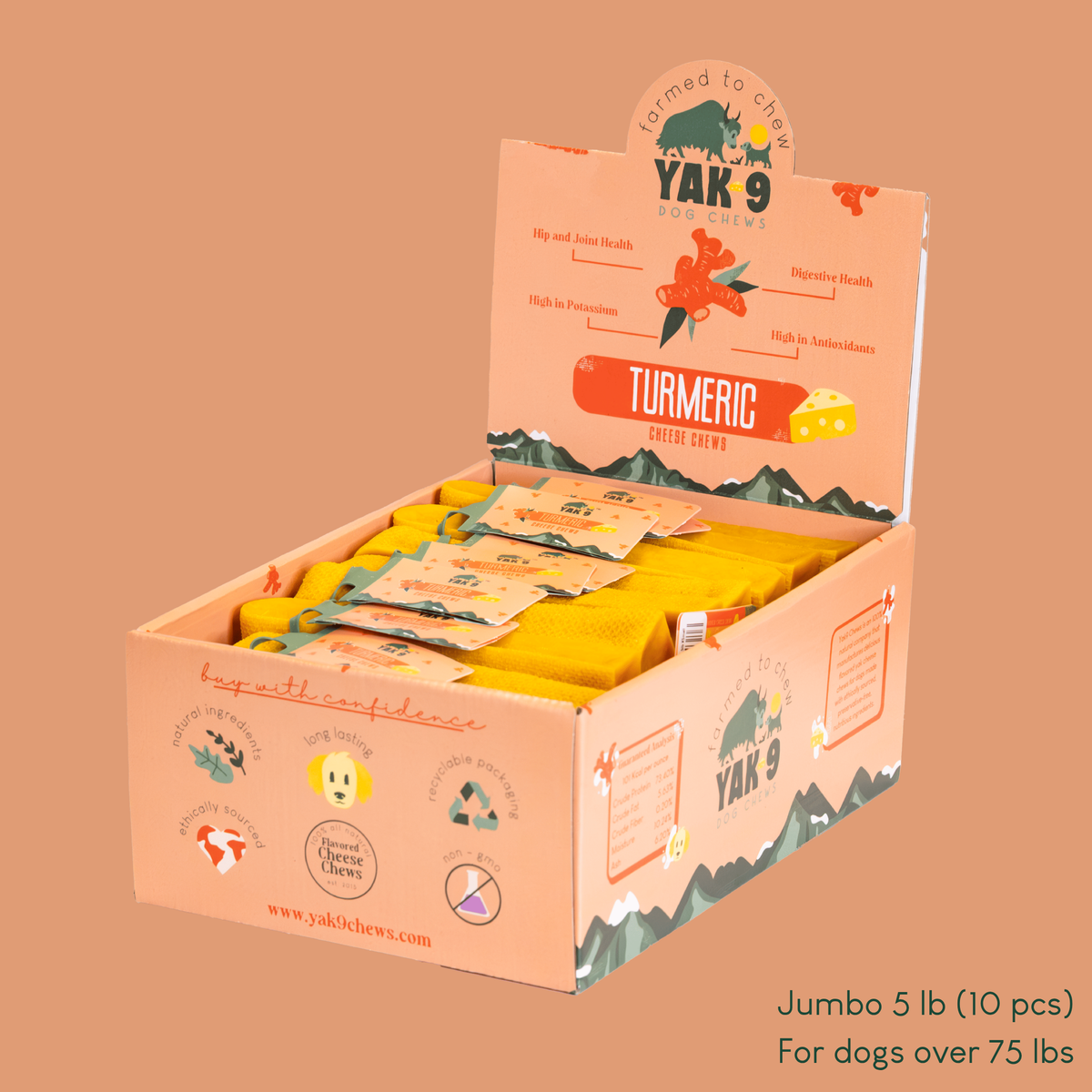 yak9 - Turmeric Yak Milk Chews for Dogs