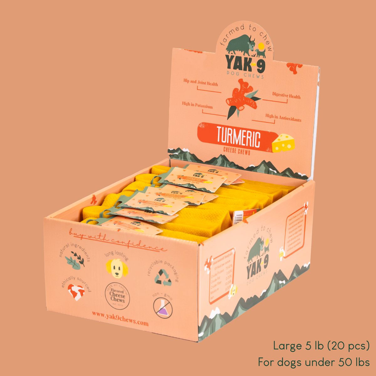 yak9 - Turmeric Yak Milk Chews for Dogs