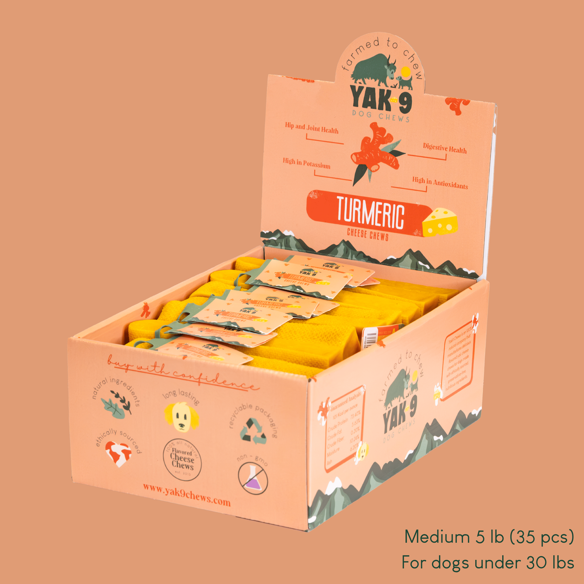 yak9 - Turmeric Yak Milk Chews for Dogs