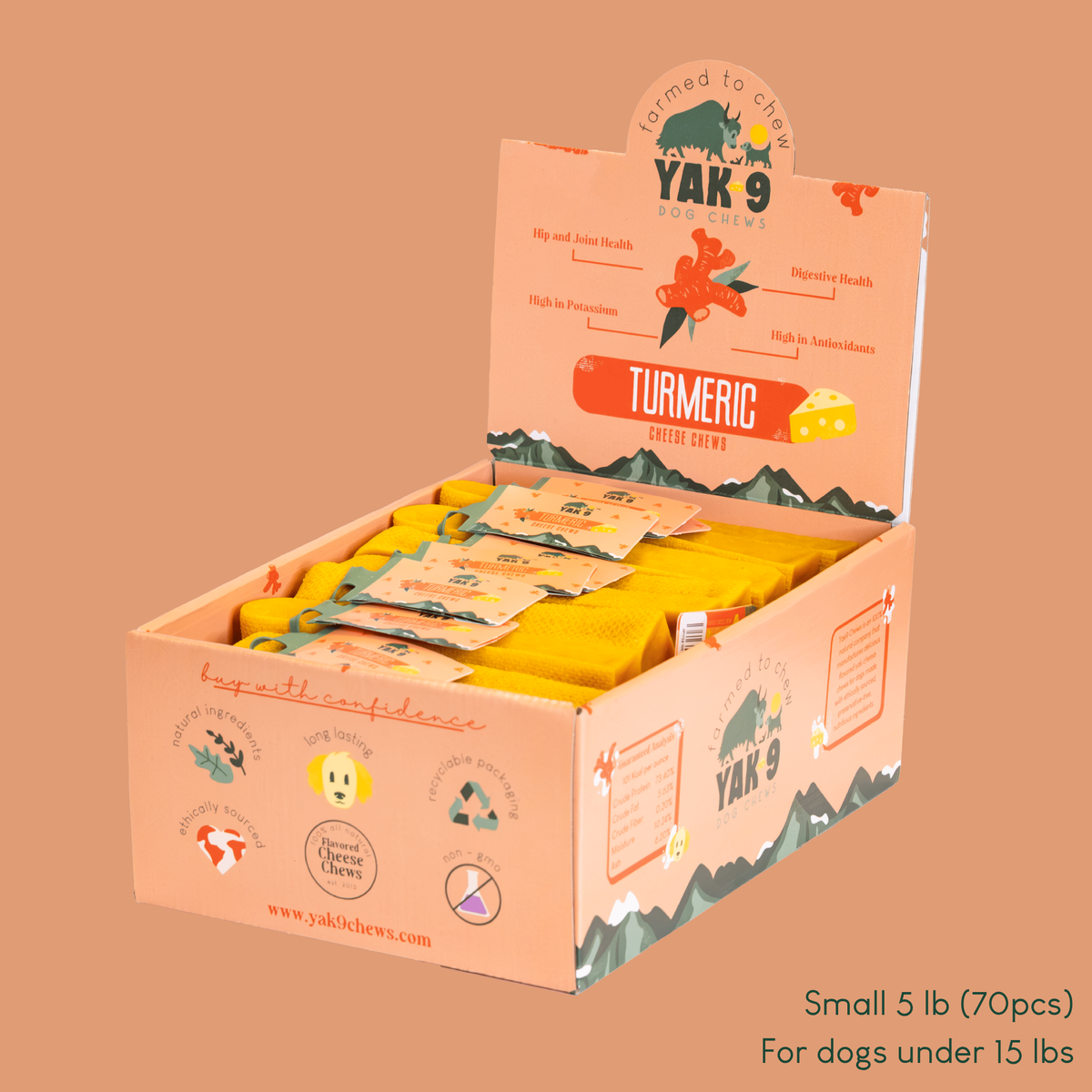 yak9 - Turmeric Yak Milk Chews for Dogs
