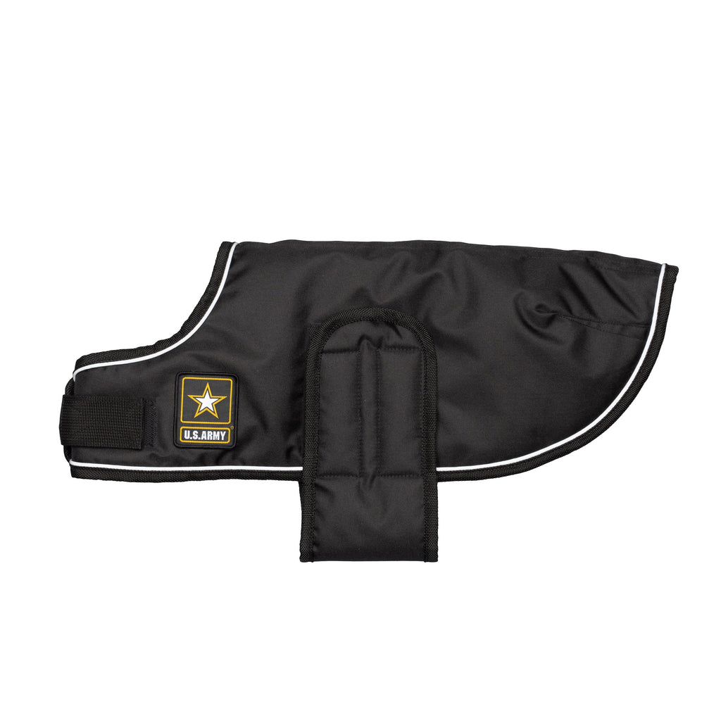 GF PET US Army Dog Blanket Jacket - Black