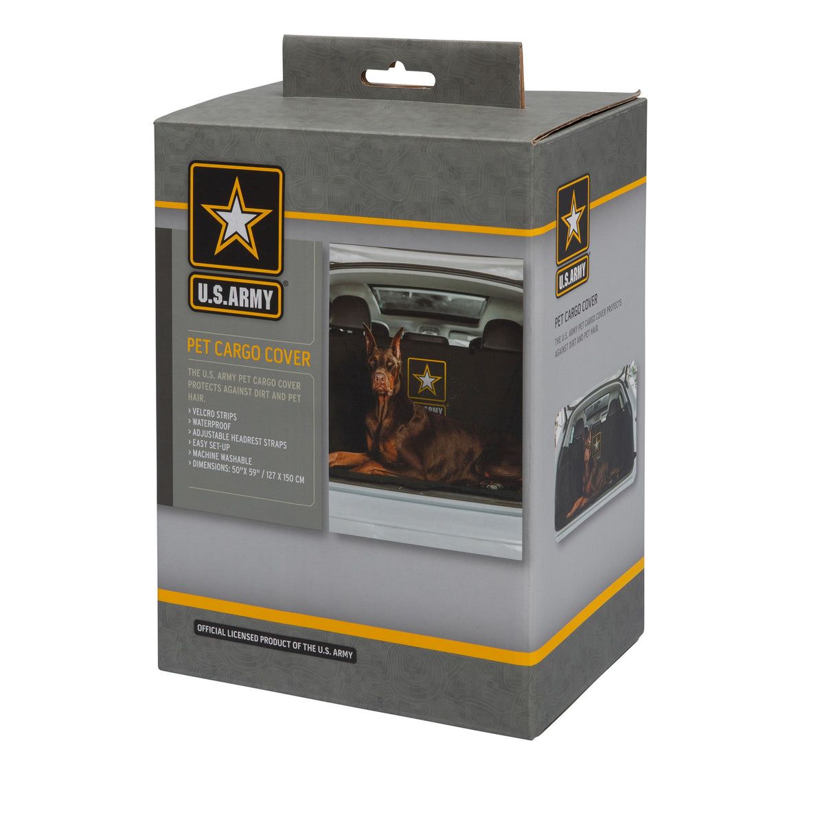 GF PET US Army Car or SUV Cargo Pet Cover - Dark Camo