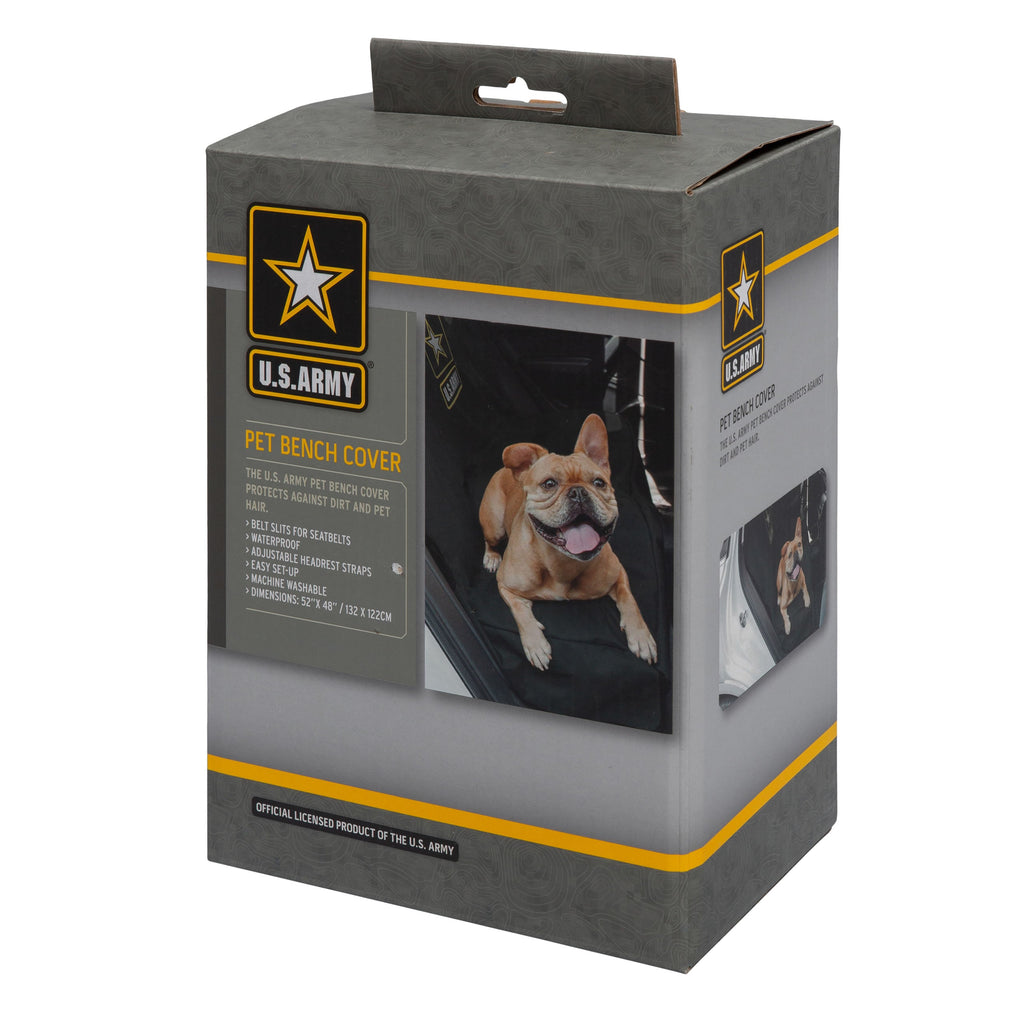 GF PET US Army Car Bench Seat Pet Cover - Dark Camo