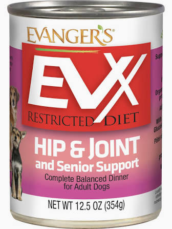 Evangers EVX Restricted Diet: Hip & Joint And Senior Support