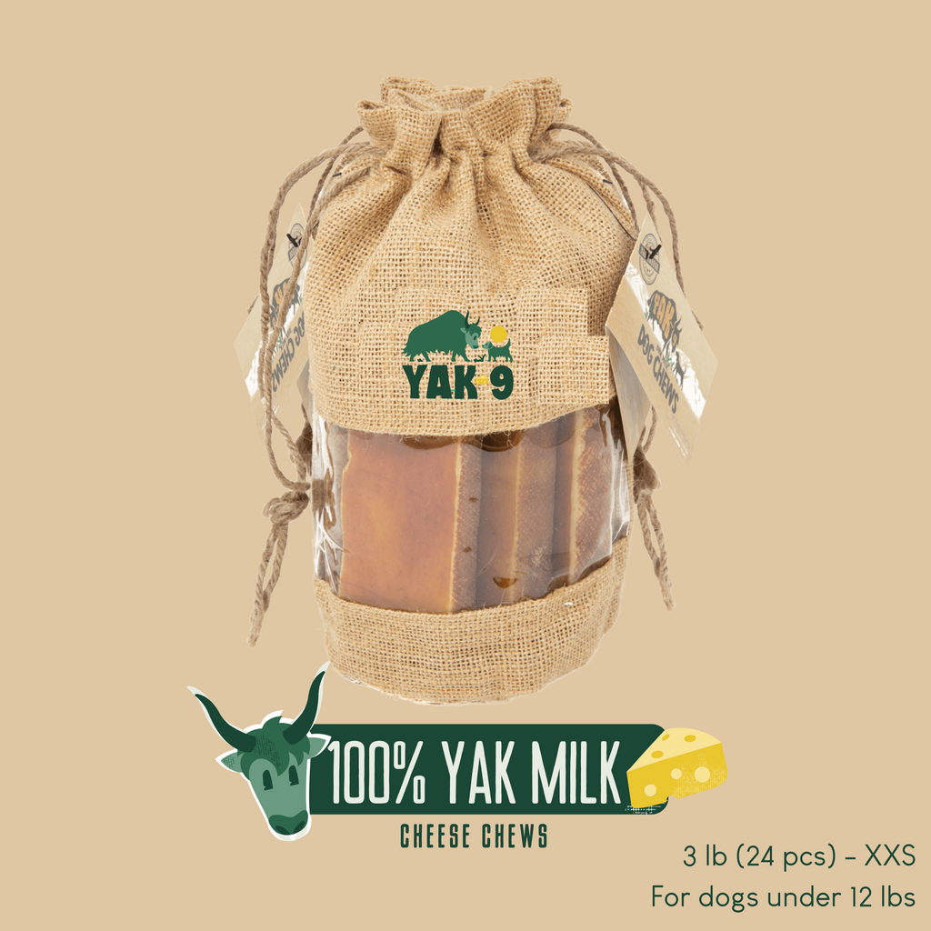 yak9 - 100% Yak Milk Chews for Dogs
