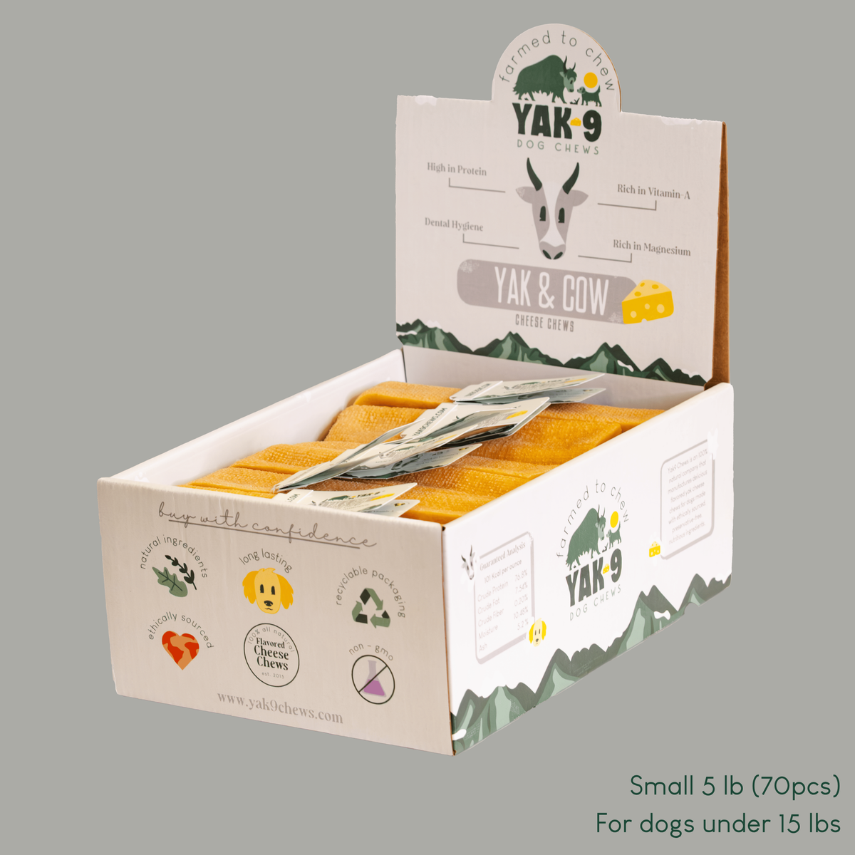yak9 - Yak and Cow Milk Chews for Dogs