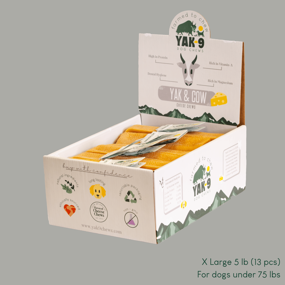 yak9 - Yak and Cow Milk Chews for Dogs
