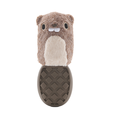BARK P.B. Beaver plush and rubber dog toy