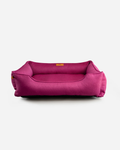 Chester & Lee - Cotton Sleeper Dog Bed Berry Pink