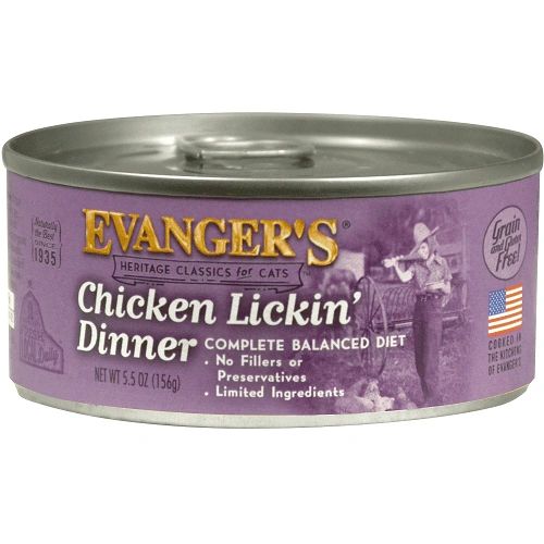 Evanger's Heritage Classic Chicken Lickin’ Dinner for Cats